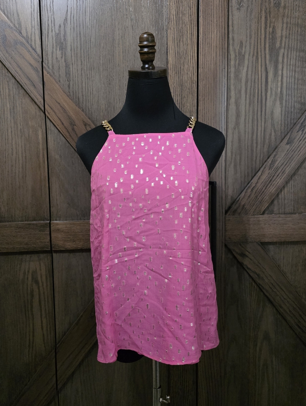 Lilly Pulitzer Silk Chain Top